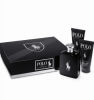 Набор Polo Black 75ml (туалетная вода) + 75ml (бальзам после бритья) + 75ml (гель для душа)