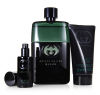 Набор Guilty Black Pour Homme 90ml (туалетная вода) + 8ml (туалетная вода) + 150ml (гель для душа)