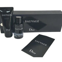 Набор Sauvage Eau De Parfum 10ml (парфюмерная вода) + 20ml (гель для душа)