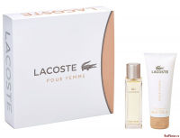 Набор Lacoste Pour Femme 50ml парфюмерная вода + 100ml крем для тела