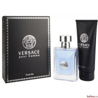 Набор Versace Pour Homme 100ml edt (туалетная вода) + 100ml шампунь