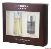 Набор Herrera for men 100ml edt (туалетная вода) + 75ml deo-stick (дезодорант-стик)