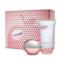 Набор DKNY Be Delicious Fresh Blossom 30ml (парфюмерная вода) + 100ml (гель для душа) подмята коробка