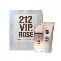 Набор 212 VIP Rose 50ml парфюмерная вода + 75ml лосьон для тела