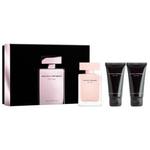 Набор Narciso Rodriguez For Her Eau de Parfum 50ml (парфюмерная вода) + 50ml (гель для душа) + 50ml (лосьон для тела)