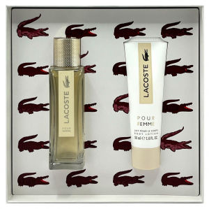 Набор Lacoste Pour Femme 50ml (парфюмерная вода) + 50ml (лосьон для тела)
