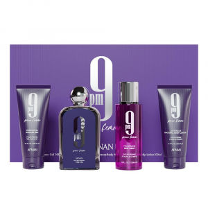 9 Am Pour Femme (Purple) 100ml (парфюмерная вода) + 100ml (лосьон для тела) + 100ml (гель для душа) + 150ml (дымка для тела)