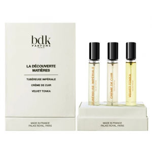 Set La Decouverte Matieres 3х10ml (Creme De Cuir, Tubereuse Imperiale, Velvet Tonka)