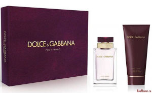 Набор Dolce & Gabbana Pour Femme 25ml парфюмерная вода+50ml лосьон для тела