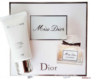 Набор Miss Dior 5ml парфюмерная вода + 20ml лосьон для тела