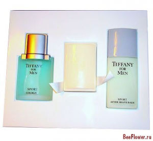 Набор Tiffany for Men 50ml одеколон + 50ml бальзам после бритья + 100gr мыло