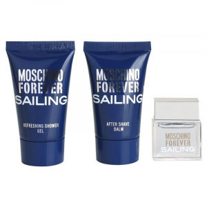 Набор Moschino Forever Sailing 50ml (туалетная вода) + 100ml (бальзам после бритья) + 100ml (гель для душа)